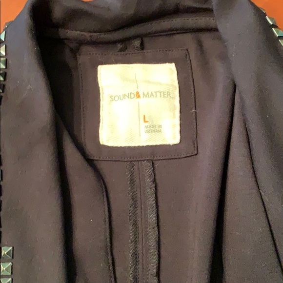 Studded black blazer - Picture 2 of 5